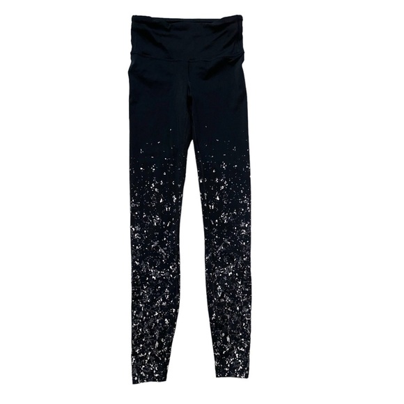 Lululemon SPECIAL EDITION Speed Wunder Tight Leggings 28" Speckle Shine Sz 2 - Picture 7 of 14